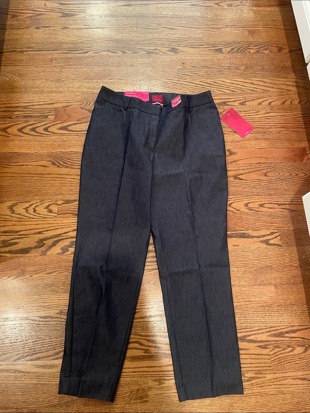 212 Collection NEW natural fit ankle pant in refined denim sz 12